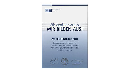 Ausgezeichnete Ausbildung 2016