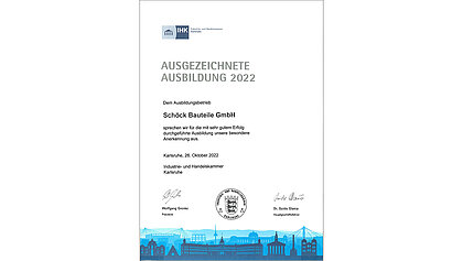 Ausgezeichnete Ausbildung 2022